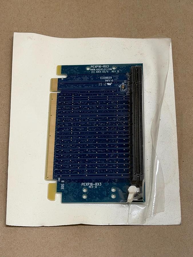 Used ADEX PEXP16-RX3 PCI Express Riser Card