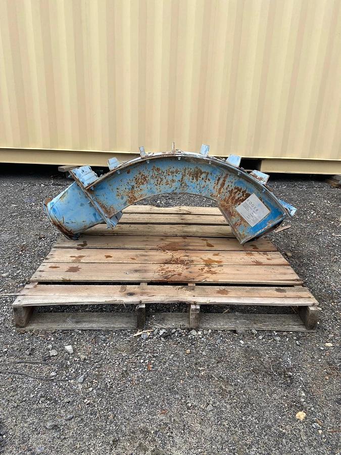 Used Koger Air 8x90 Replaceable Back Elbow, 8” Flange, 90° Elbow Angle