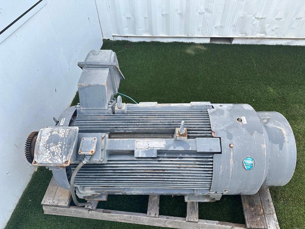 Used TECO Westinghouse Motor AEHGTK 350Hp, 1185RPM, 4160V, 3 Phase, FR 5011C, 60Hz