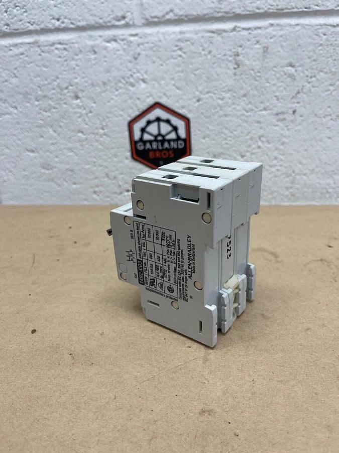 Used Allen-Bradley 1492-CB3 G060 Supplementary Protector, Series B, 6A