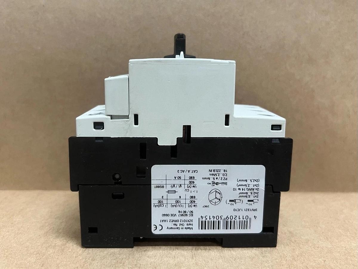 Used Siemens 3RV1321-1JC10 Sirius 3R 3P Motor Protection Circuit Breaker - Lot of 3