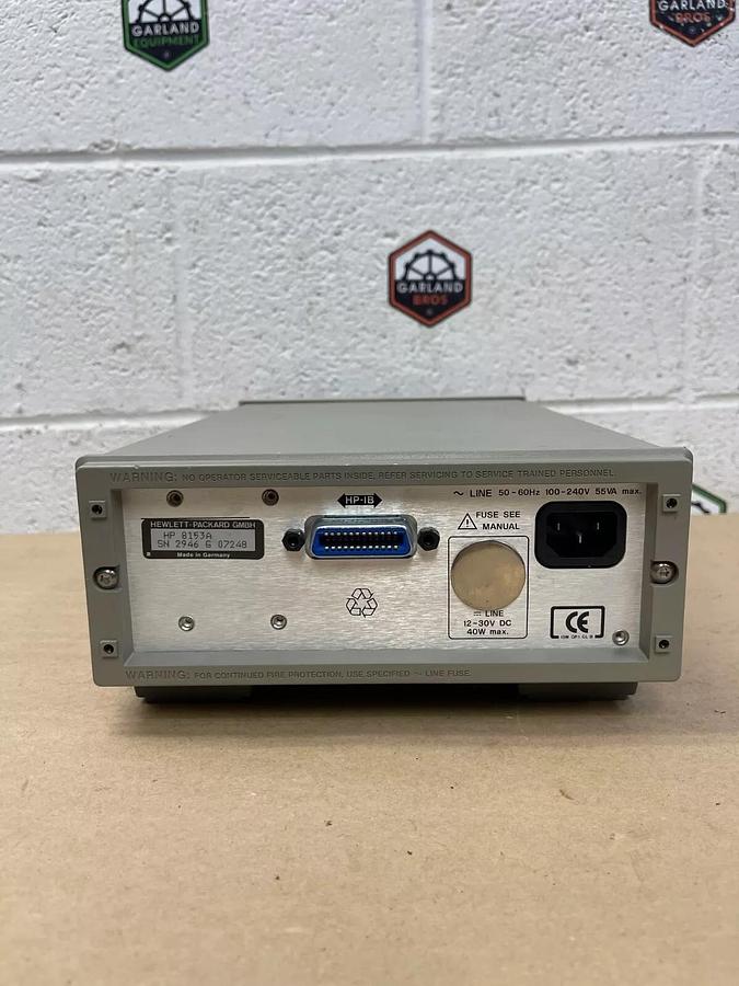 Used Hewlett-Packard 8153A Lightwave Multimeter
