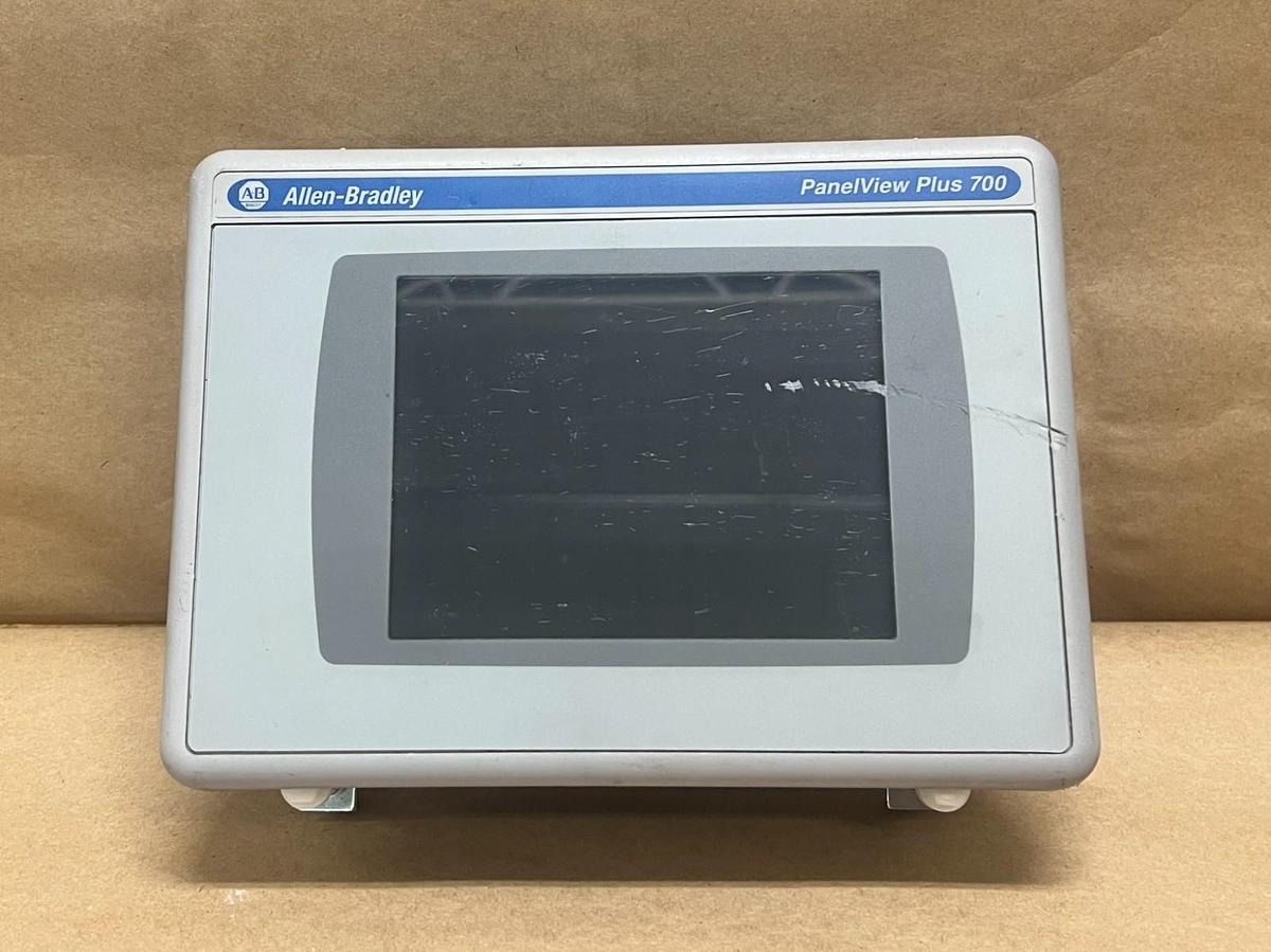 Used Allen Bradley 2711P-T7C4D8 PanelView Plus 700 w/ 2711-RP8D Ser A Logic Module