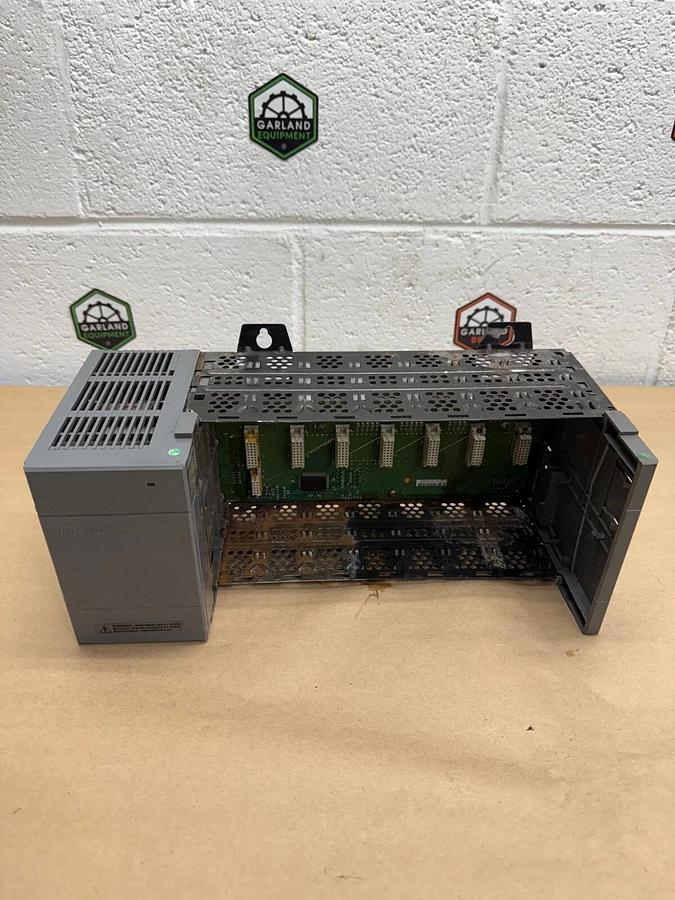 Used Allen Bradley 1746-P2 & 1746-A7 Chassis, Power Supply (P2) and 7-Slot Rack (A7)