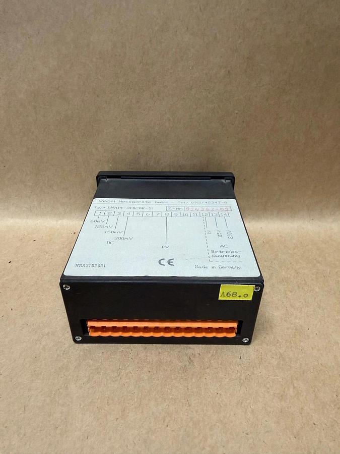 Used Weigel Messgerate DMA14-31D20R-S1 Measuring Device