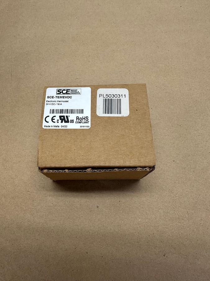 Used SCE SCE-TEMEVDC Electronic Thermostat *NEW*