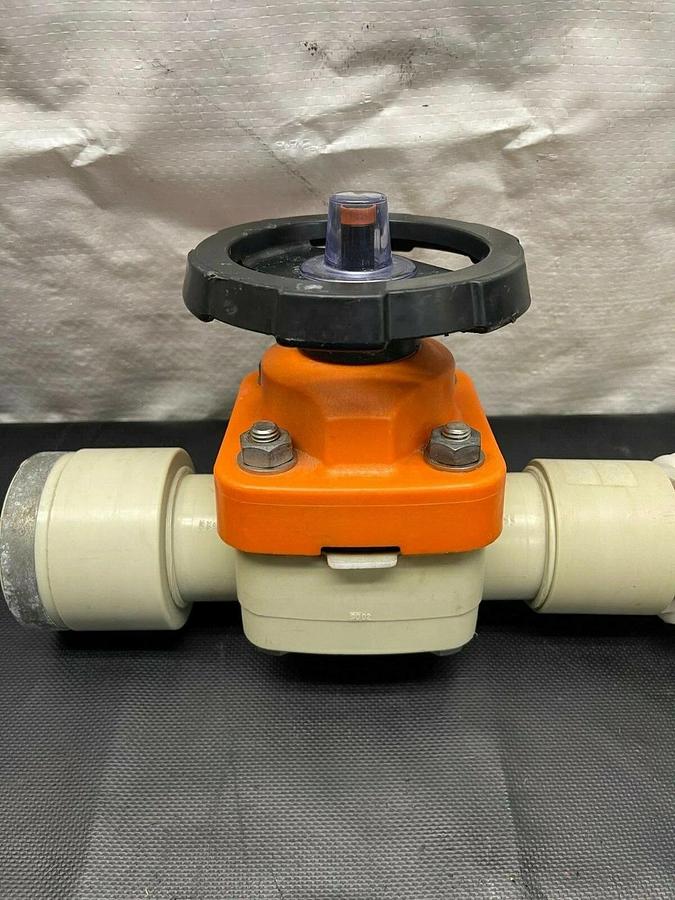 Used Georg Fischer 315 D50 PN10 Diaphragm Valve, 2” pipe