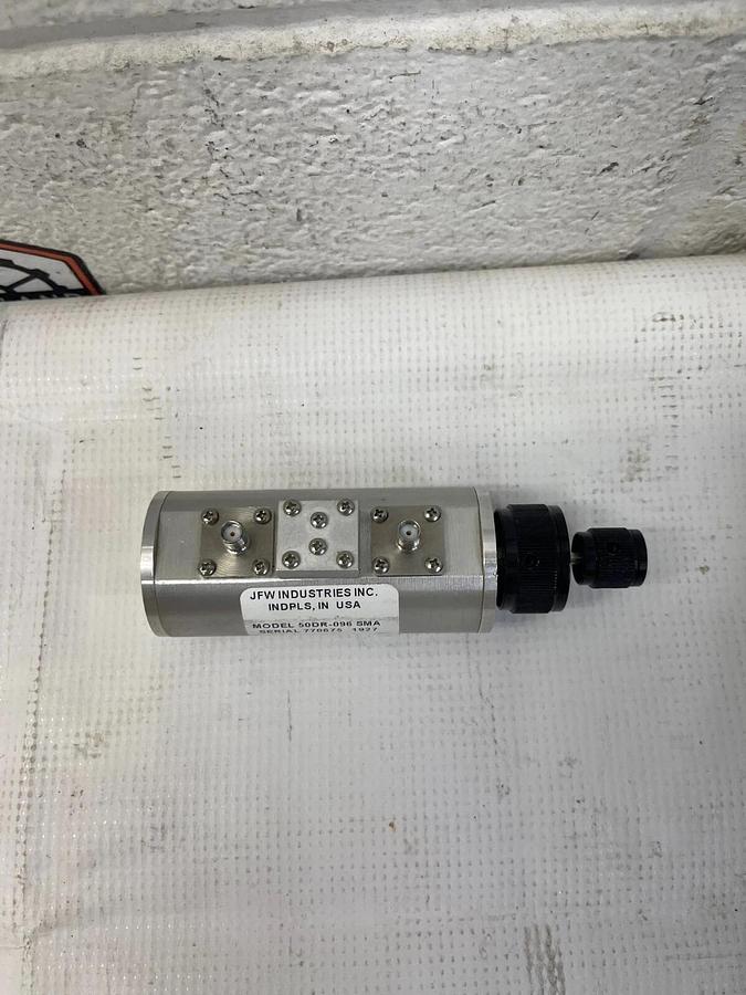 Used JFW Industries Inc. 50DR-96 SMA Dual Rotary Attenuator