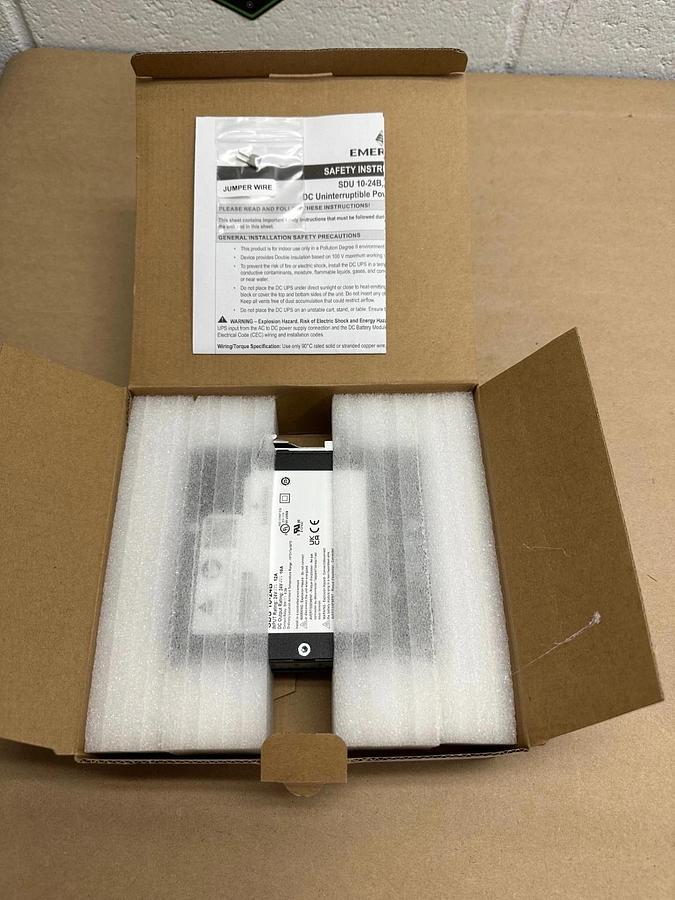 Used Emerson SolaHD SDU 10-24B Power Supply *NEW*