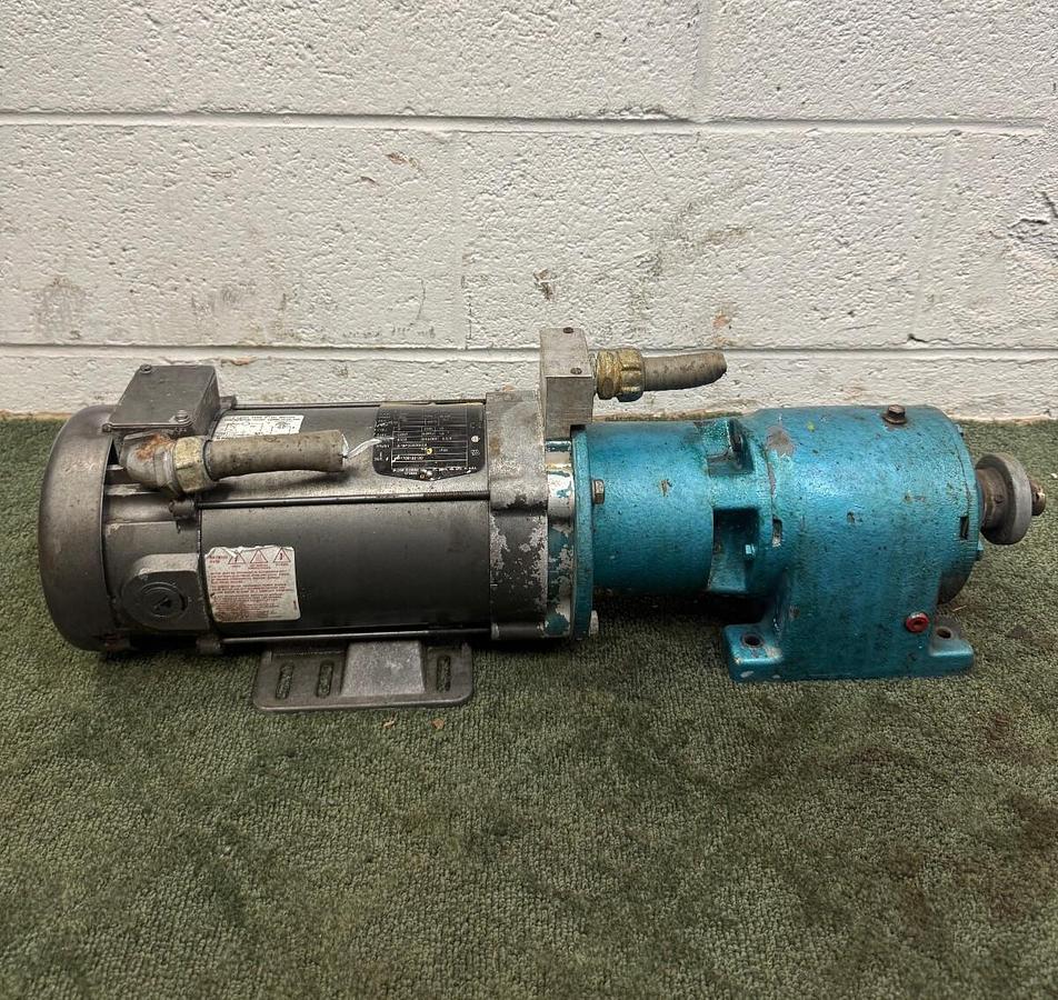 Used SEW Eurodrive R40LP56 6.17:1 Ratio Gearbox, Baldor-Reliance 1Hp Motor @ 2500RPM
