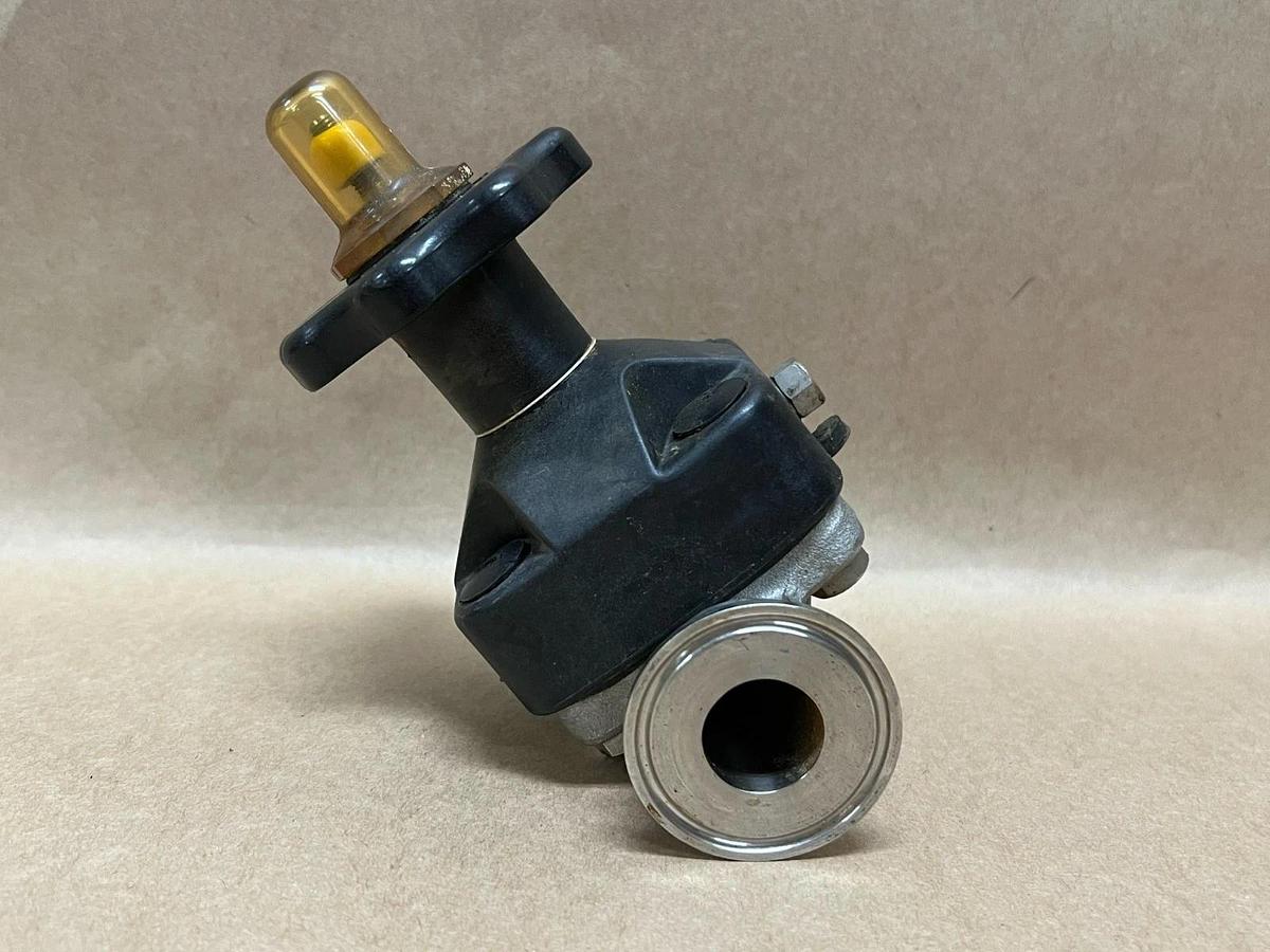 Used ITT 1-F-419-6-16-963S Pure-Flo, 1" Diaphragm Valve, 316L