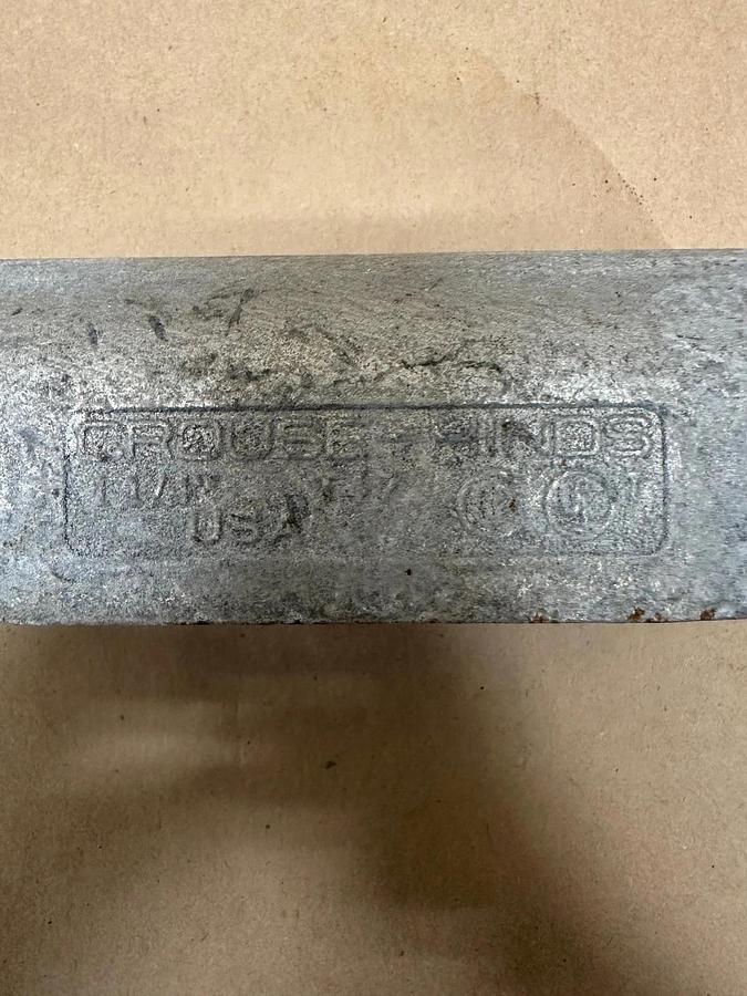 Crouse Hinds T47, 1-1/4” Conduit *NEW*