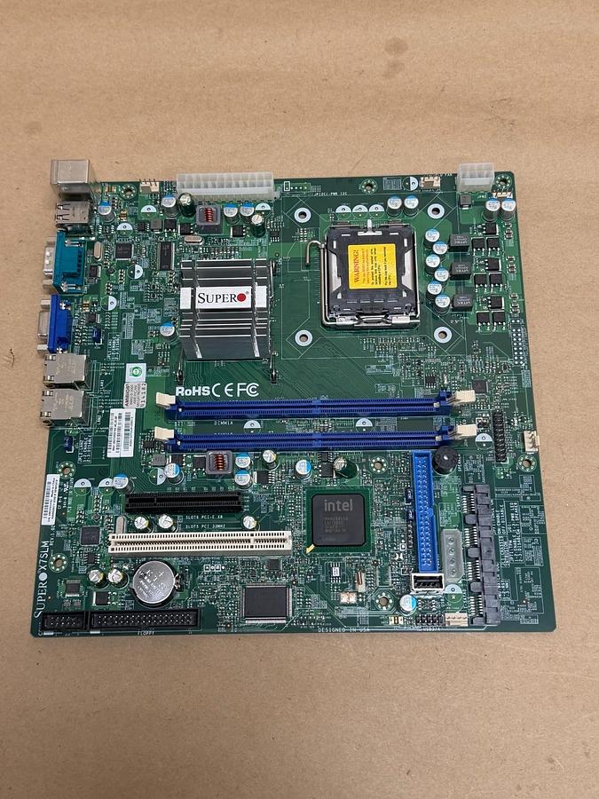Used SuperMicro X7SLM Rev. 1.02 Motherboard *NEW*