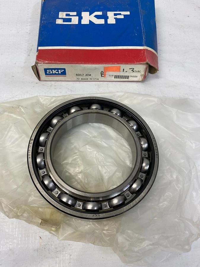 Used SKF 6017 JEM Deep Groove, Ball Bearing