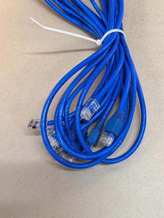 Used E188630 Type CM 24 AWG Ethernet Cable - Lot of 5