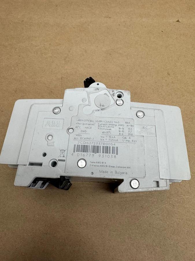 Used ABB SU 202M C5A 2 Pole Circuit Breaker *NEW*