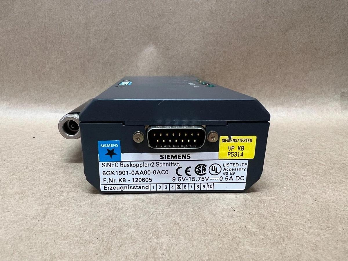 Used Siemens 6GK1901-0AA00-0AC0 Bus Coupler