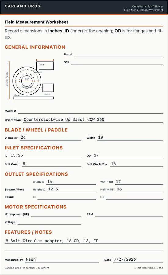Used CounterClockwise Up Blast CCW 360