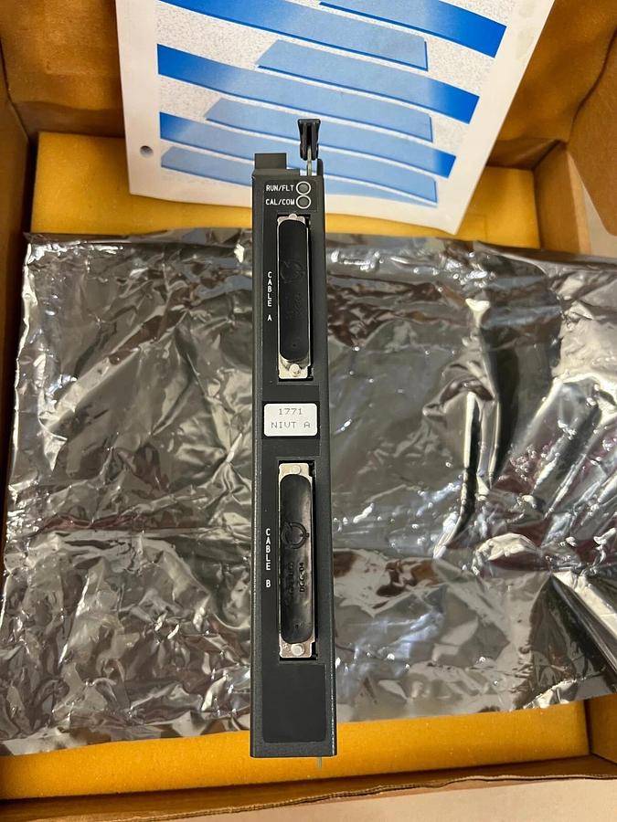 Used Allen Bradley 1771-NIVT High Resolution Isolated Analog Ser A Part No 96803195