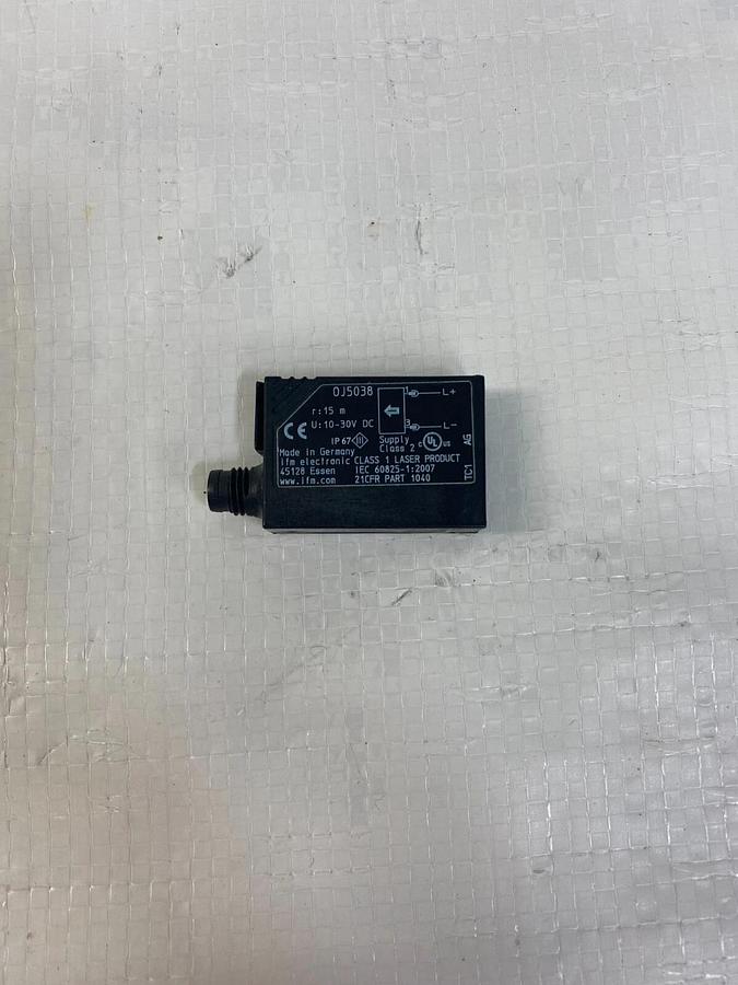 IFM Electronic OJ5038 Class 1 Laser Product