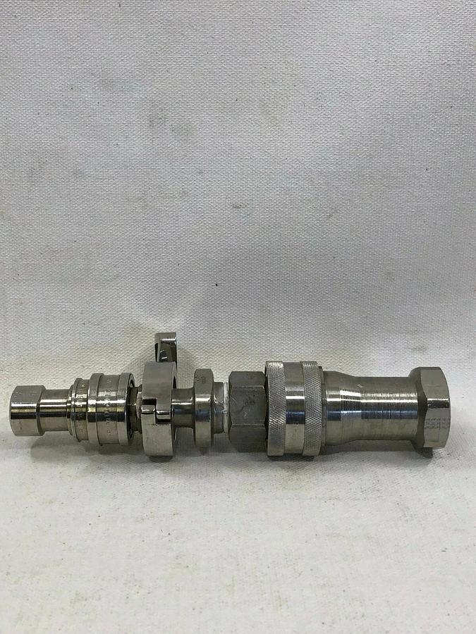 Used Aeroquip FD45-1005-16-16 Hansen LL8-K36 Hydraulic Coupling Hansen ML4-H26 Sockt