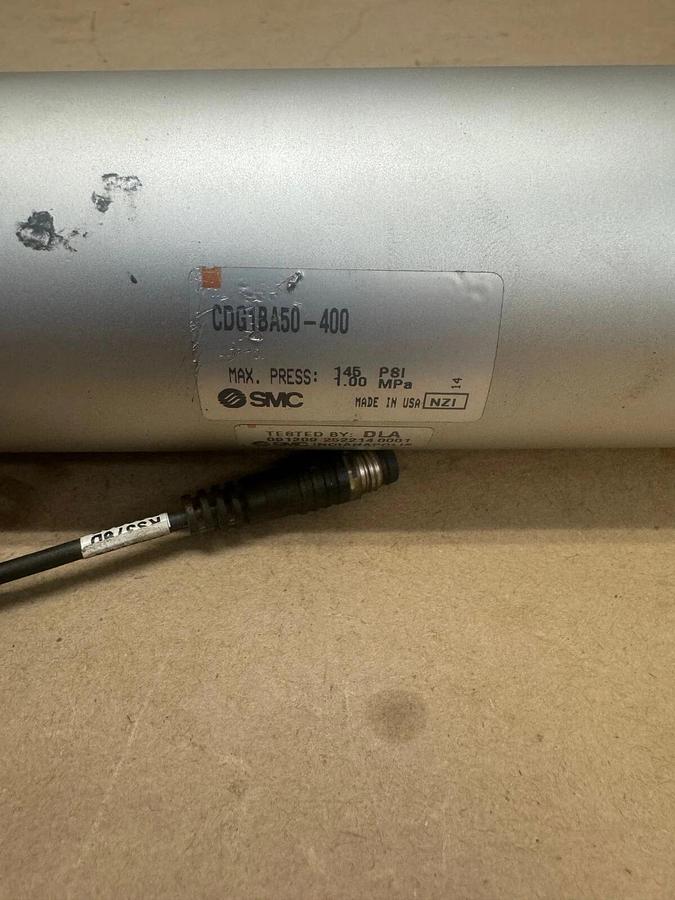 Used SMC CDG1BA50-400 Air Cylinder Single Rod