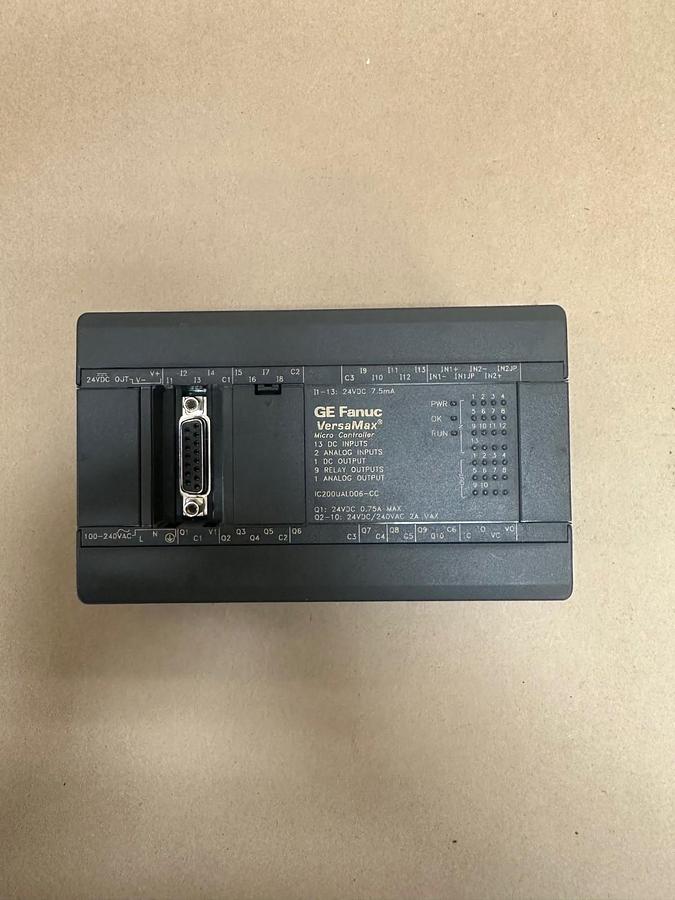 Used GE FANUC IC200UAL006-CC Versamax Micro Controller