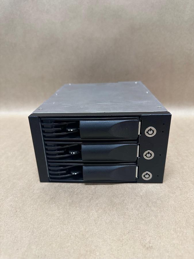 Used 3 Bay Hard Drive Tower Enclosure w/ Trays