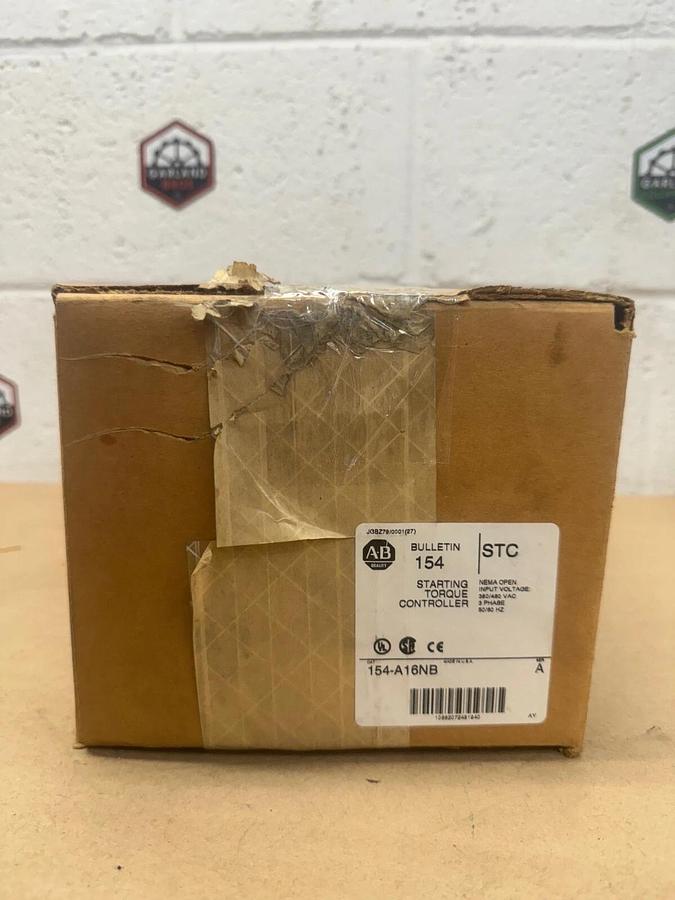 Used Allen Bradley 154-A16NB Starting Torque Controller 3 Ph 400-480VAC, 7.5kW, 10Hp