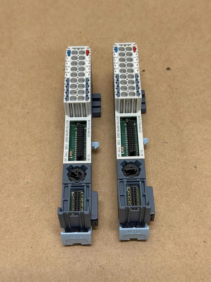 Used Siemens 6ES7 193-6BP00-0DA0 Base Unit - Lot of 2