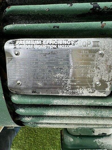 Used Gardner Denver GGDAADA Duroflow Blower Package, w/ Toshiba 15 HP Motor @ 1775RPM