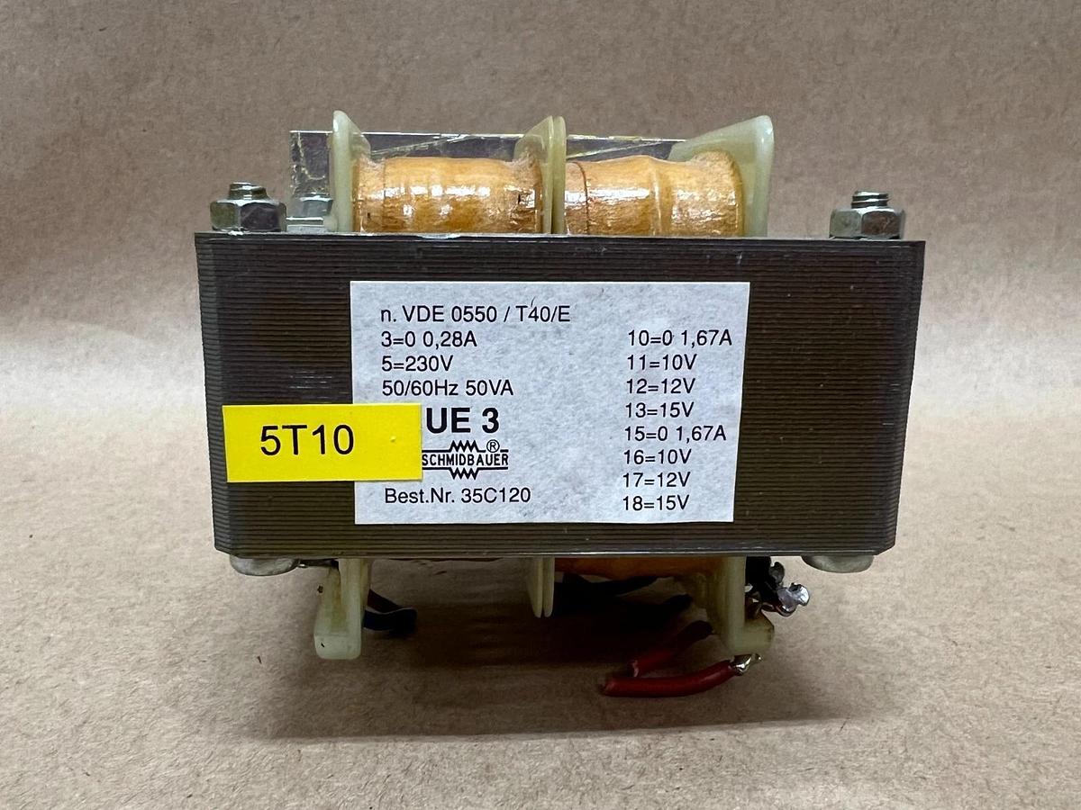 Used Schmidbauer 35C120 UE3 Transformer