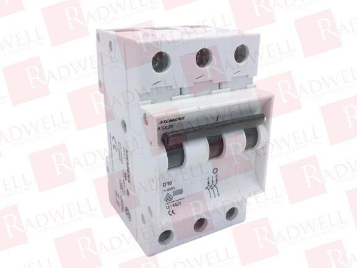Used Siemens 5SX21 C6, 230/400V, Circuit Breaker - Lot of 7
