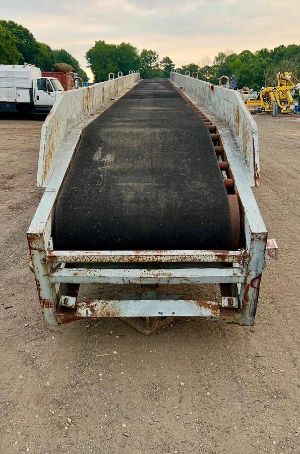 Used Dormont Allen Conveyor Co 42”x61’ Rough Top Conveyor Belt, 42” W Belt, 61' Long