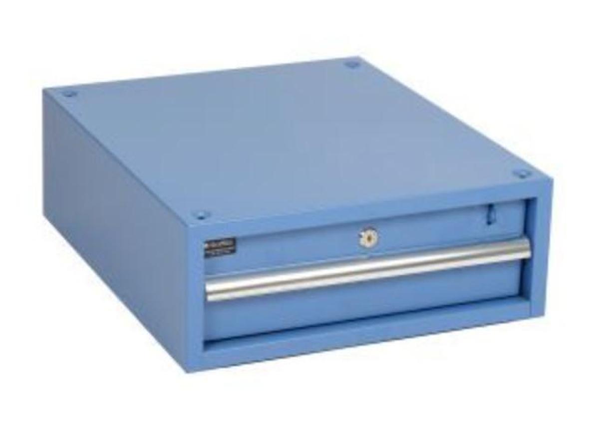 Used Global Industrial 606957BL 6" Stacking Drawer, Work Bench Stacking Drawer