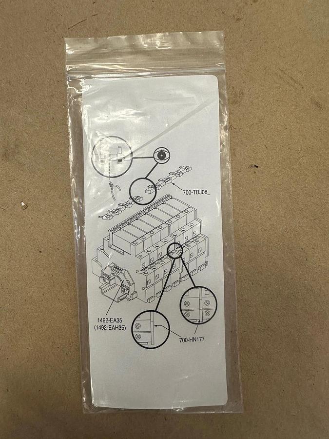 Used Allen Bradley 700-TBJ20G 20 Way Connection Jumper - Lot of 6