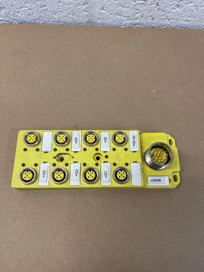 Used Brad Harrison BTY803P-FBC Micro-Change Junction Box, M12, 8 part
