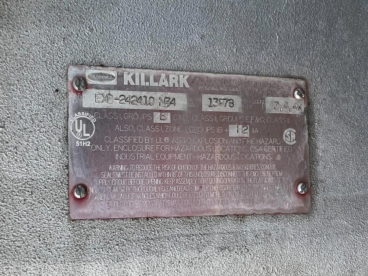 Used Killark EXB-242410 N34 Explosion Proof Electrical Enclosure