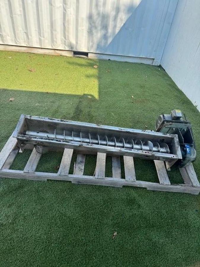 Used Stainless Steel Auger 54” L, Dodge SCXT115 & Toshiba 0014FTSA1A-P