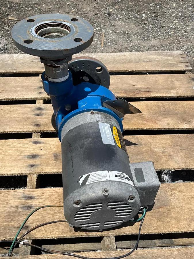 Used Scot Motorpump 17 Centrifugal Pump, 2 X 2, SC3040K173W.C 3 HP Baldor Motor