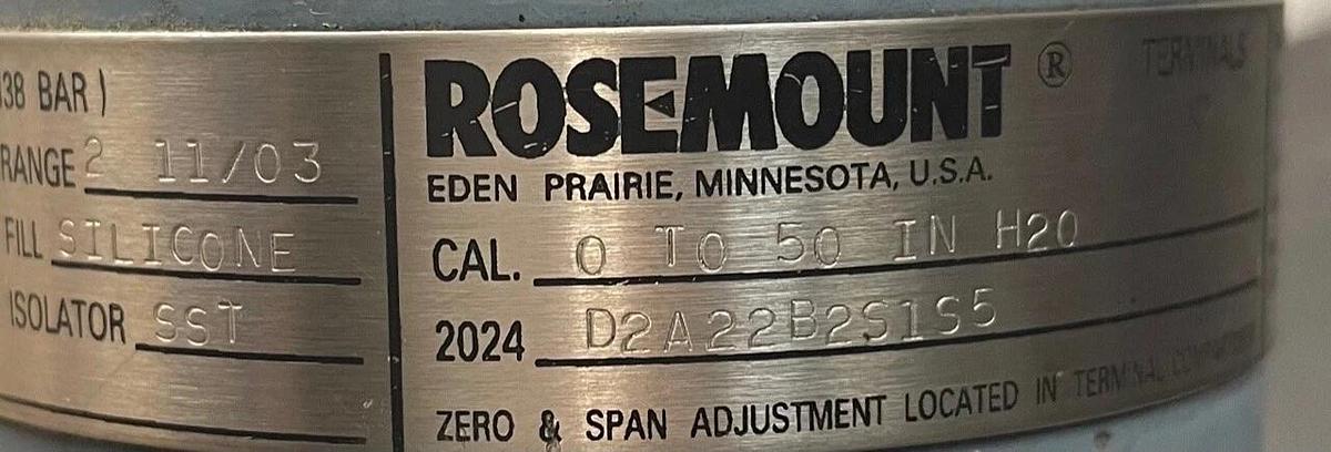 Used Rosemount C305121124 Pressure Transmitter Assembly
