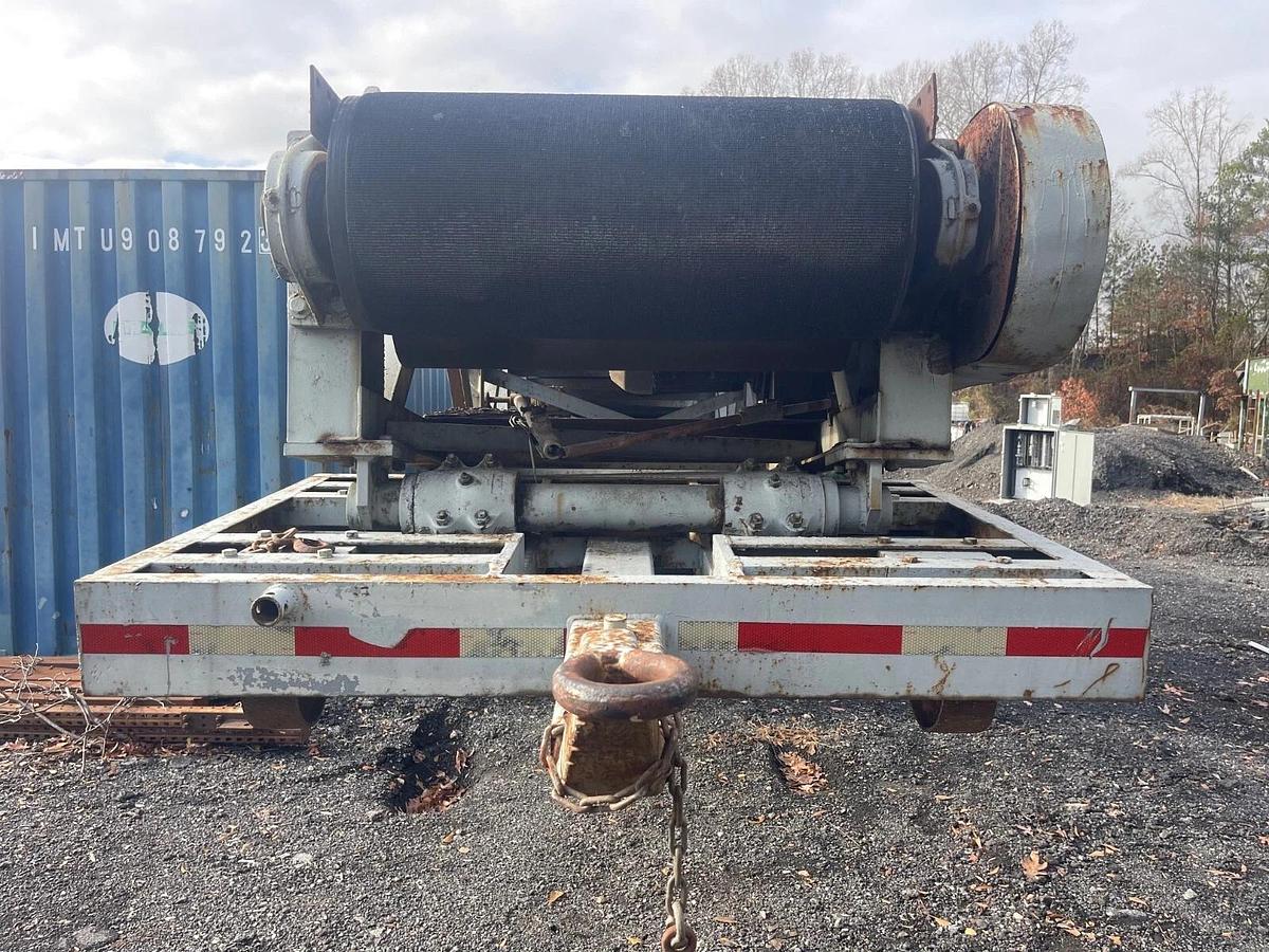 Used Dormont Allen Conveyor Co 42”x61’ Rough Top Conveyor Belt, 42” W Belt, 61' Long