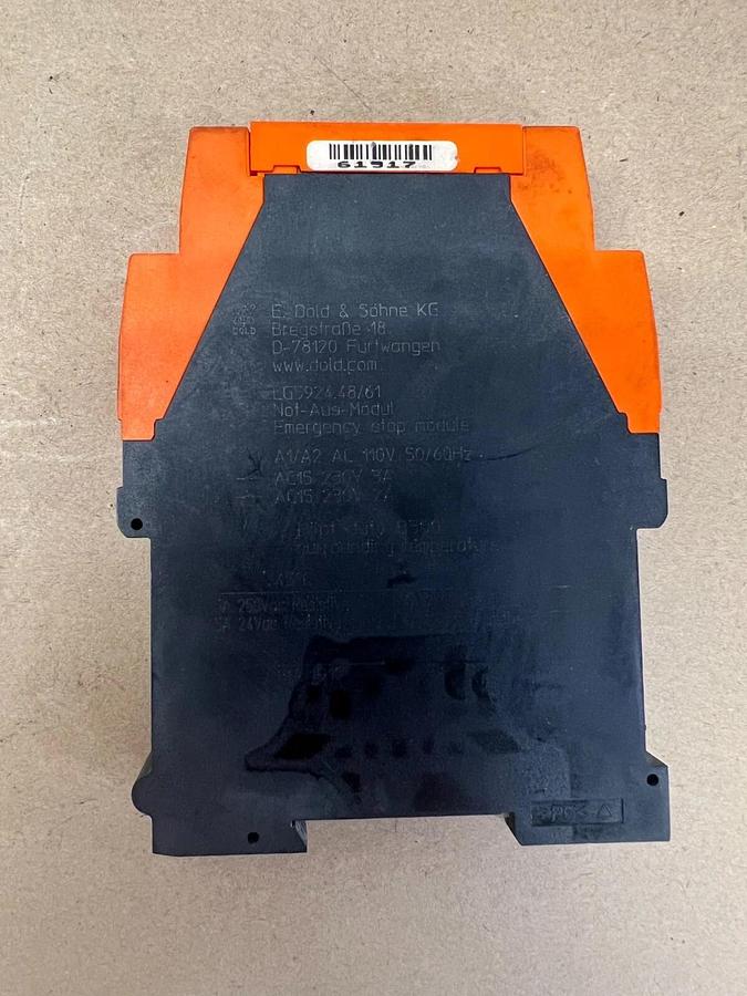 Used Dold LG5924 Safe Master Safety Relay