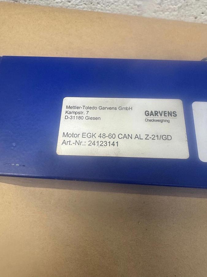 Used Garvens Groschopp WK1781109 ServoMotor 4.0A, 70 W