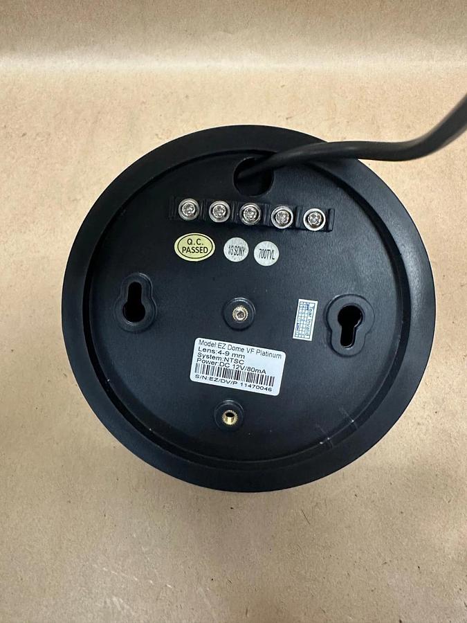 Used EZWatch Pro EZ Dome VF Platinum Vandalproof Dome Camera, 4-9mm Lens