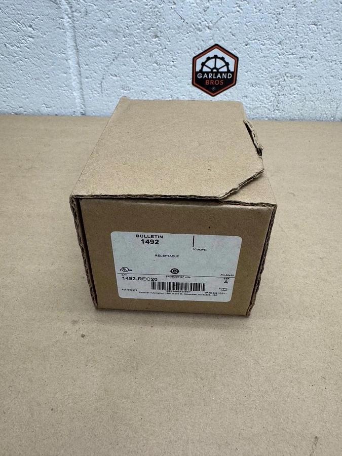 Allen Bradley 1492-REC20 Receptacle, 20A *NEW*