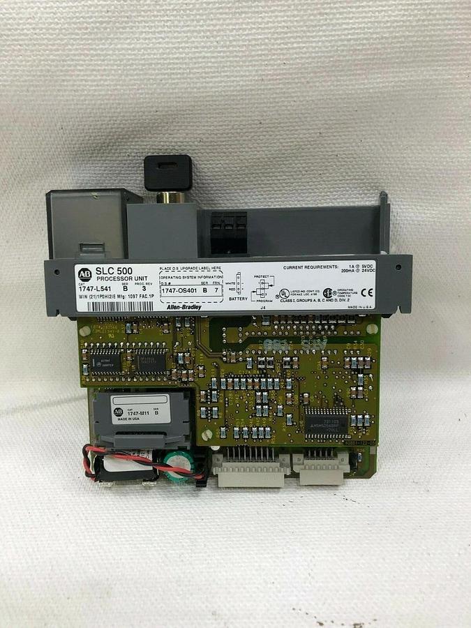 Used Allen-Bradley 1747-L541 Ser B Processor Unit with key SLC 500