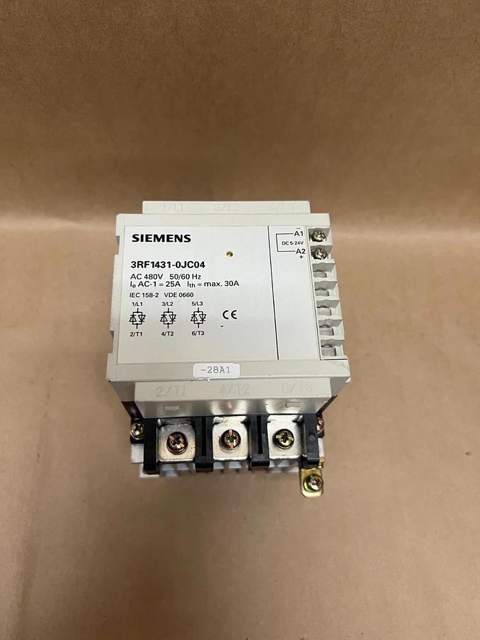 Used Siemens 3RF1431-0JC04 480V, 50/60Hz Contactor