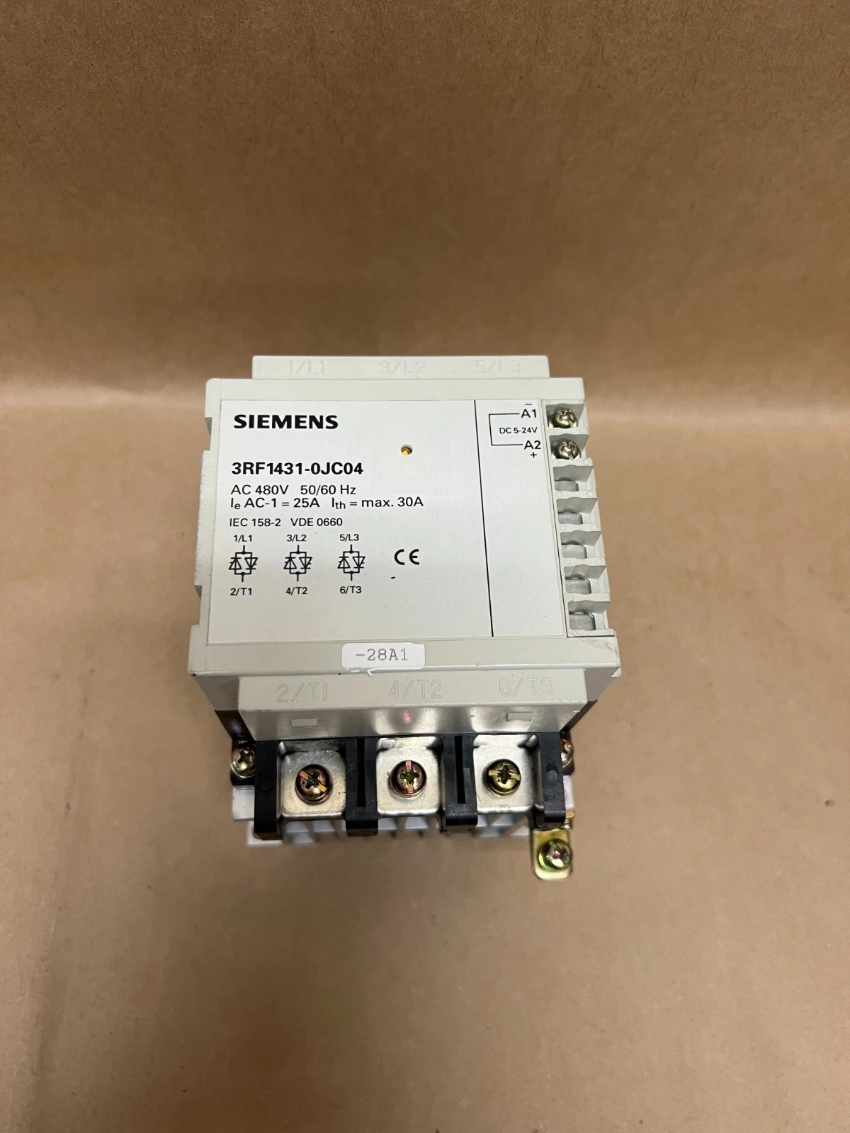 Used Siemens 3RF1431-0JC04 480V, 50/60Hz Contactor