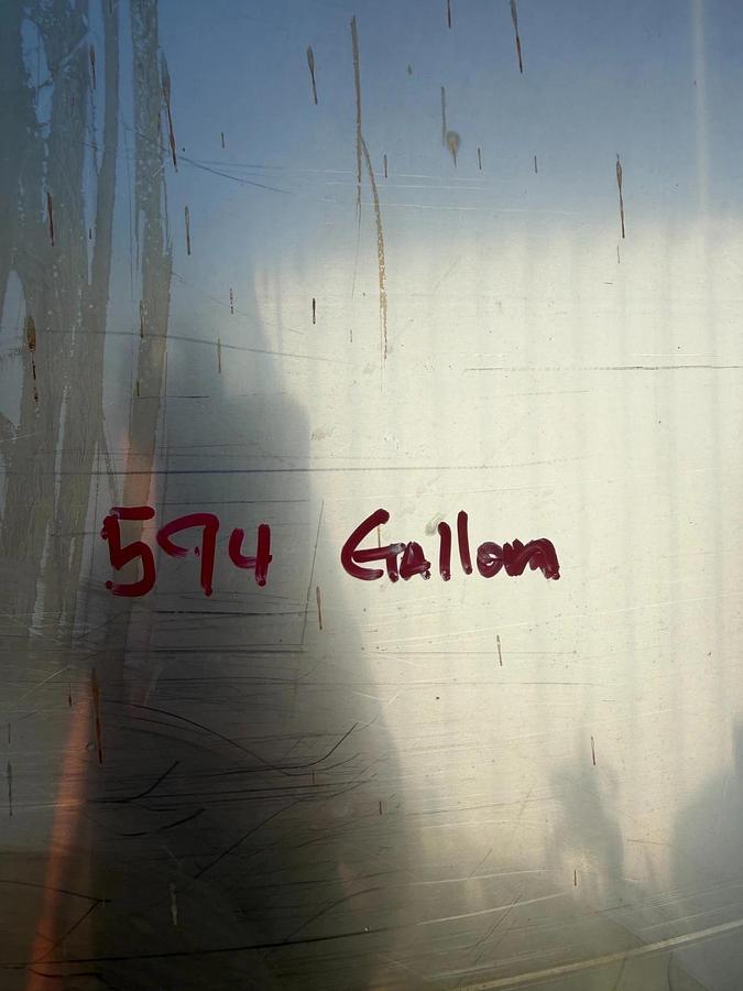 Used Industrial Hot-Water Sanitation/ Heating Skid, 594 Gallon Tank